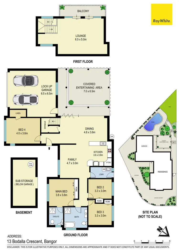 Floorplan of Homely house listing, 13 Bodalla Crescent, Bangor NSW 2234
