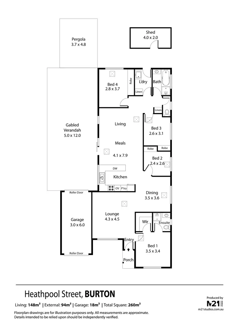 Floorplan of Homely house listing, 0 -, Burton SA 5110