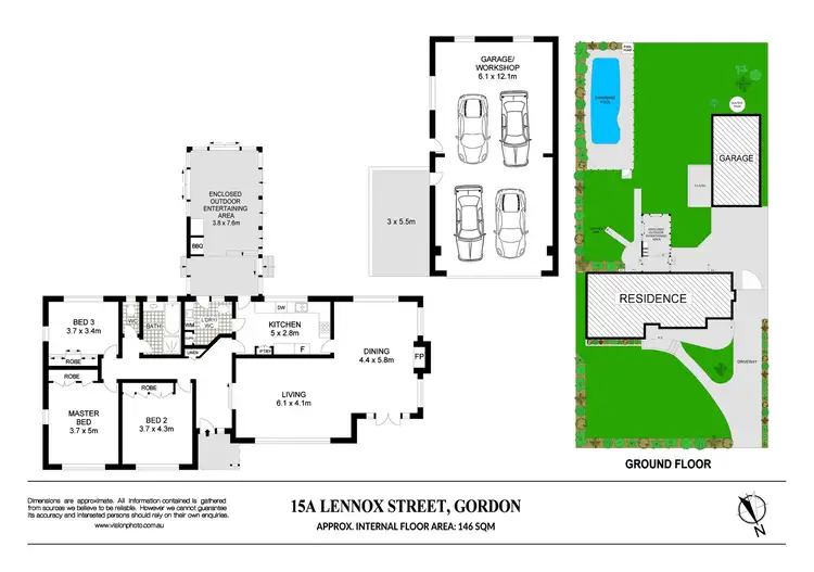 Floorplan of Homely house listing, 15A Lennox Street, Gordon NSW 2072