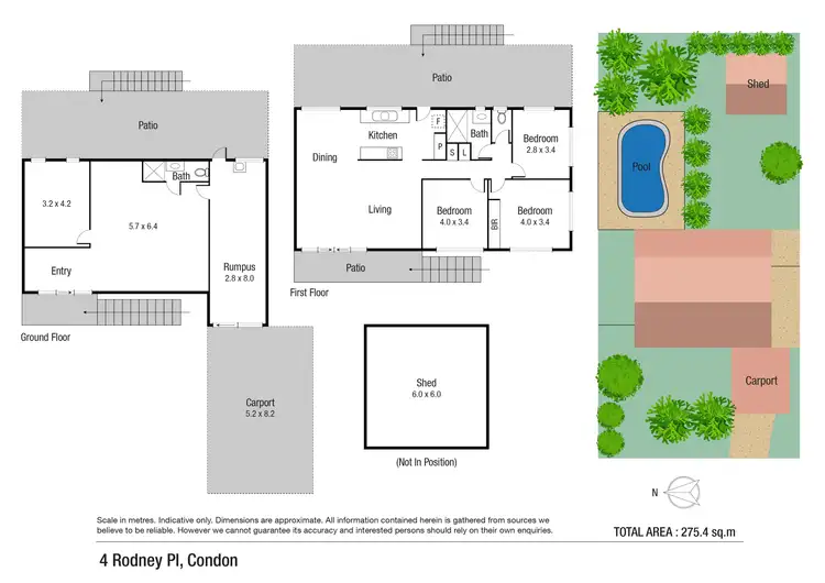 Floorplan of Homely house listing, 4 Rodney Place, Condon QLD 4815