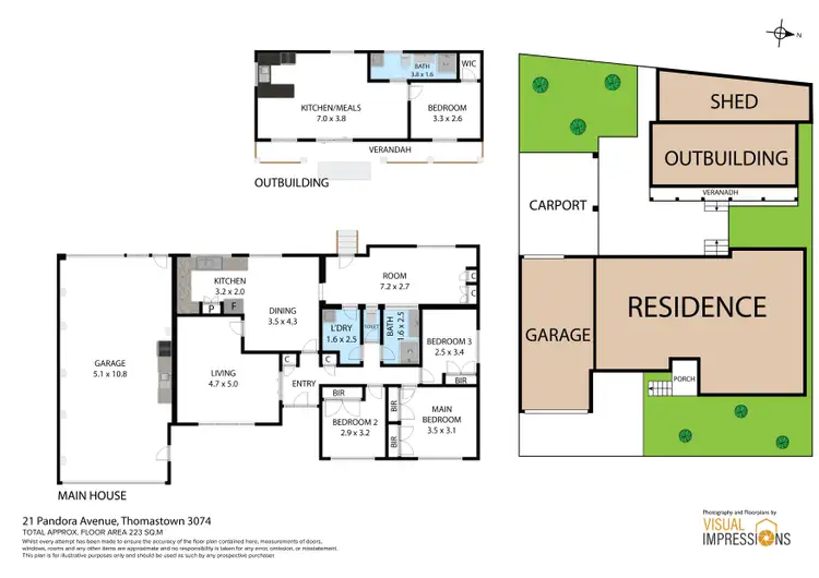 Floorplan of Homely house listing, 21 Pandora Avenue, Thomastown VIC 3074