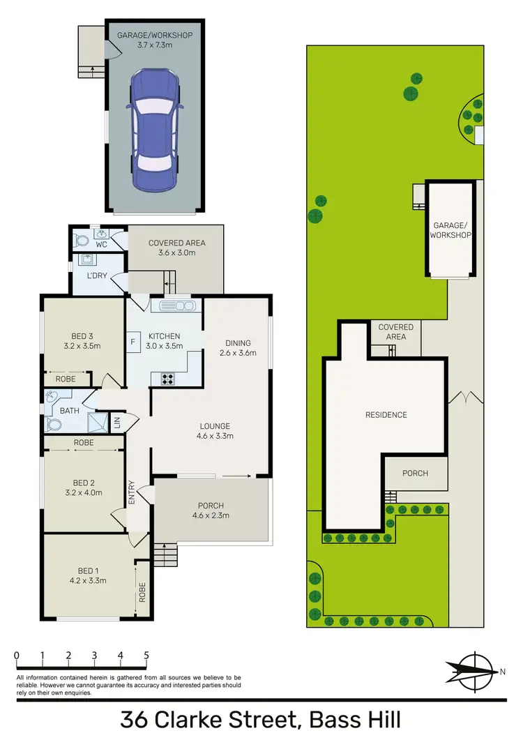 Floorplan of Homely house listing, 36 Clarke Street, Bass Hill NSW 2197