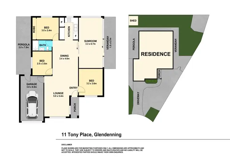 Floorplan of Homely house listing, 11 Tony Place, Glendenning NSW 2761
