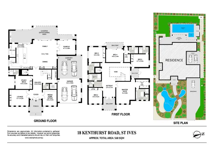 Floorplan of Homely house listing, 18 Kenthurst Road, St Ives NSW 2075