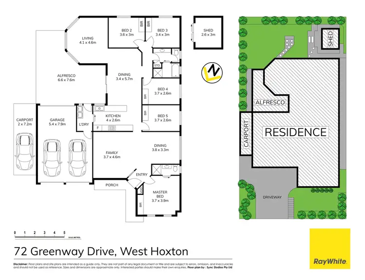 Floorplan of Homely house listing, 72 Greenway Drive, West Hoxton NSW 2171