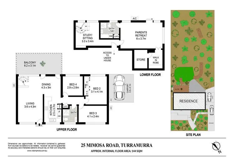 Floorplan of Homely house listing, 25 Mimosa Road, Turramurra NSW 2074