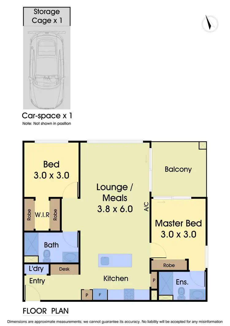 Floorplan of Homely apartment listing, 406/408 Burwood Highway, Wantirna South VIC 3152