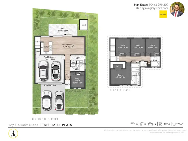 Floorplan of Homely house listing, 1/7 Delonix Place, Eight Mile Plains QLD 4113
