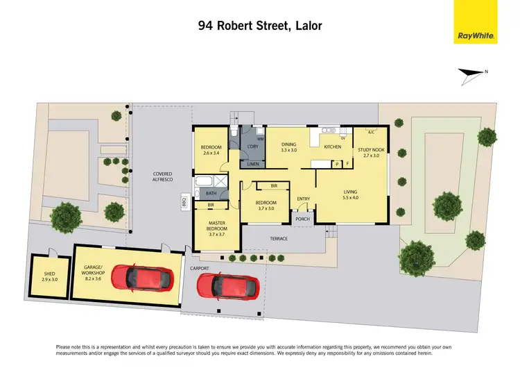 Floorplan of Homely house listing, 94 Robert Street, Lalor VIC 3075