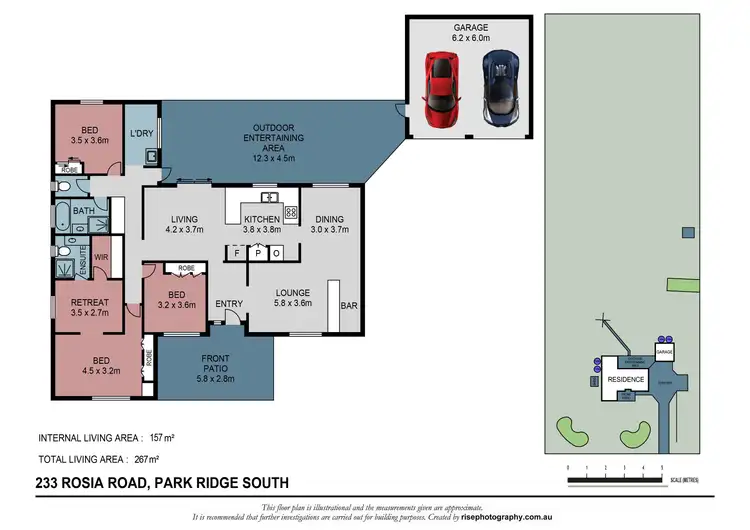 Floorplan of Homely house listing, 233-237 Rosia Road, Park Ridge South QLD 4125
