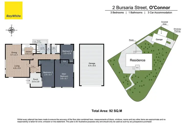 Floorplan of Homely house listing, 2 Bursaria Street, O'connor ACT 2602