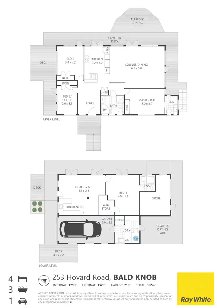 Floorplan of Homely house listing, 253 Hovard Road, Bald Knob QLD 4552