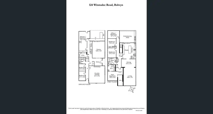 Floorplan of Homely house listing, 124 Winmalee Road, Balwyn VIC 3103
