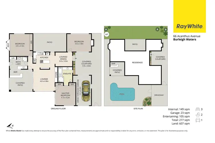 Floorplan of Homely house listing, 66 Acanthus Avenue, Burleigh Waters QLD 4220