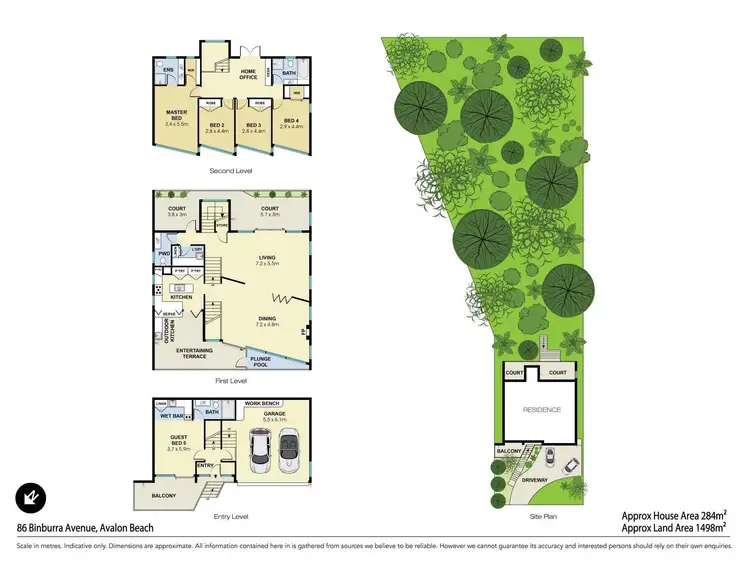 Floorplan of Homely house listing, 86 Binburra Avenue, Avalon Beach NSW 2107