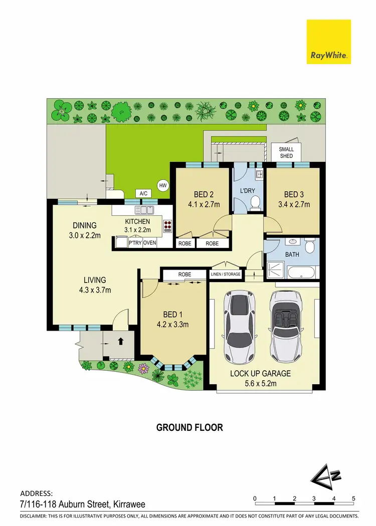 Floorplan of Homely villa listing, 7/116-118 Auburn Street, Kirrawee NSW 2232