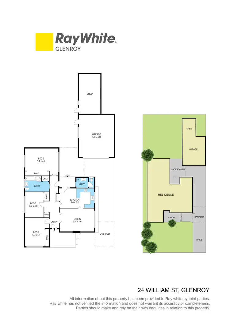 Floorplan of Homely house listing, 24 William Street, Glenroy VIC 3046