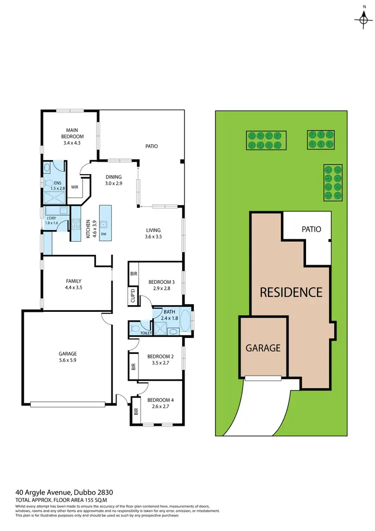Floorplan of Homely house listing, 40 Argyle Avenue, Dubbo NSW 2830