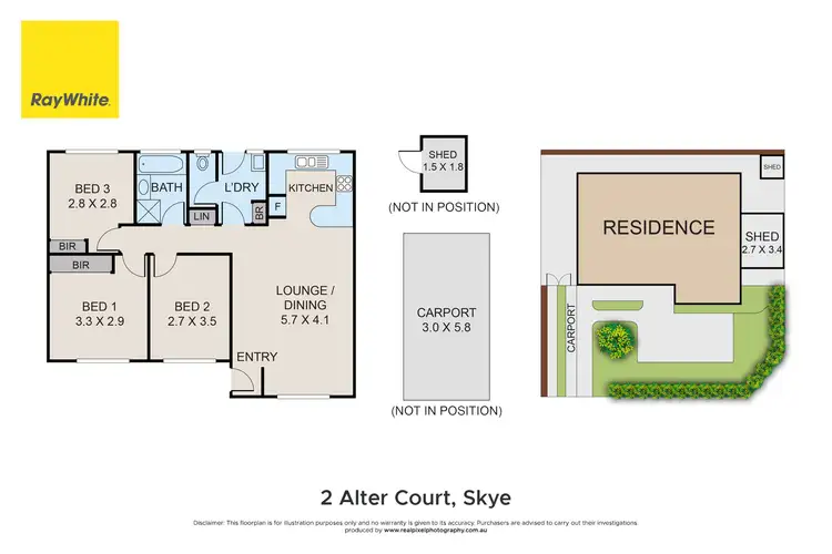 Floorplan of Homely house listing, 2 Alter Court, Skye VIC 3977