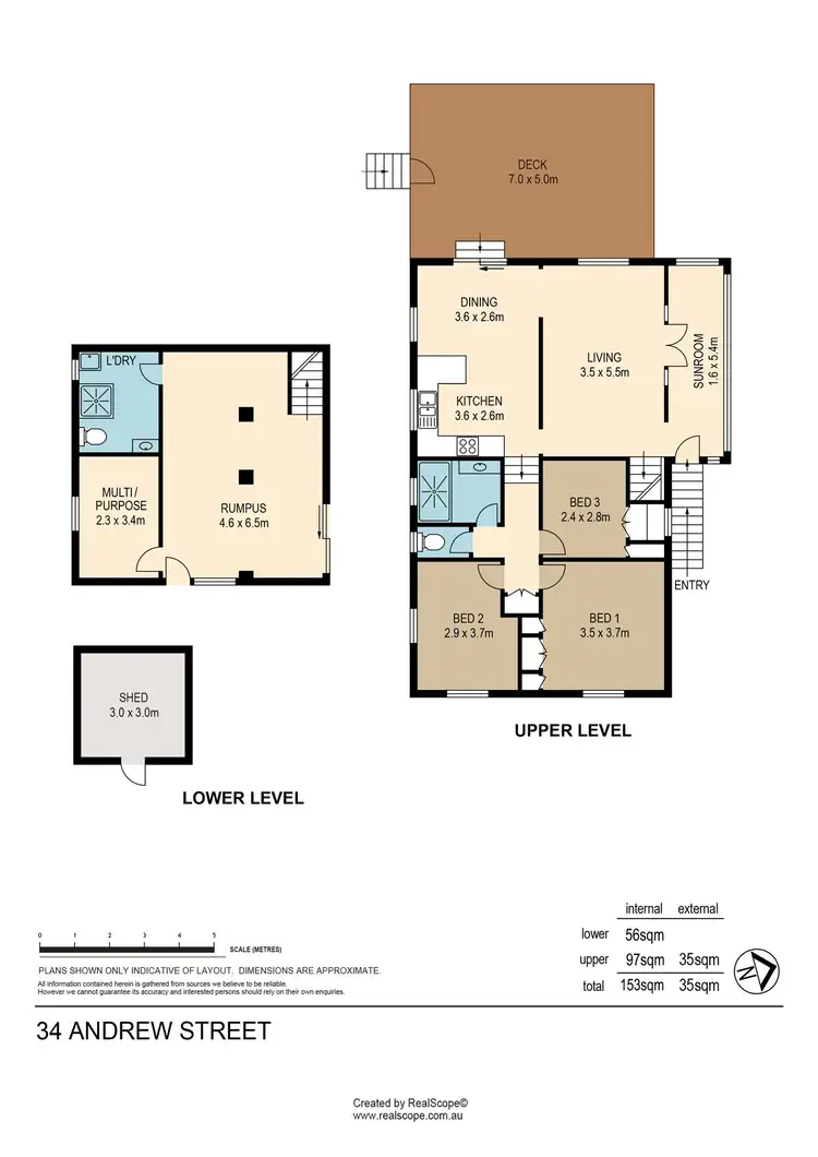 Floorplan of Homely house listing, 34 Andrew Street, Kallangur QLD 4503