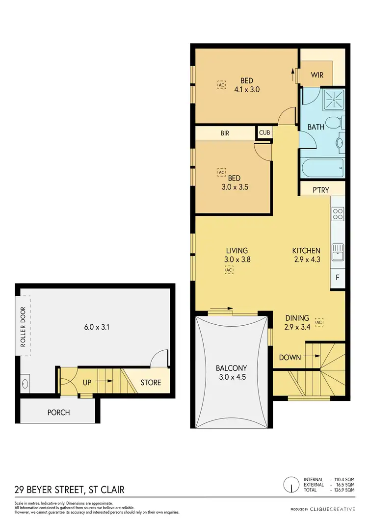Floorplan of Homely house listing, 29 Beyer Street, St Clair SA 5011