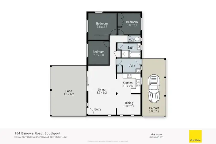 Floorplan of Homely house listing, 154 Benowa Road, Southport QLD 4215