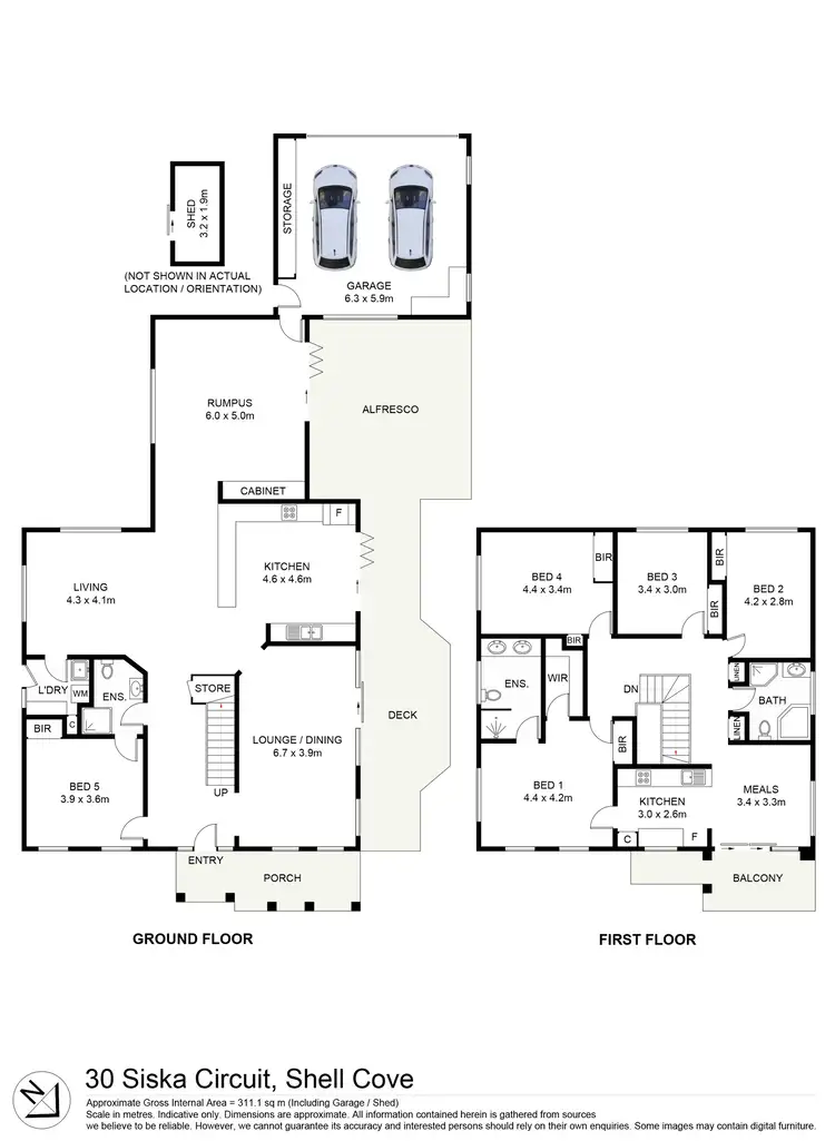 Floorplan of Homely house listing, 30 Siska Circuit, Shell Cove NSW 2529