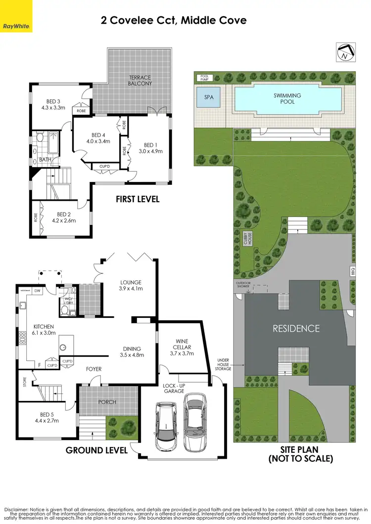 Floorplan of Homely house listing, 2 Covelee Circuit, Middle Cove NSW 2068