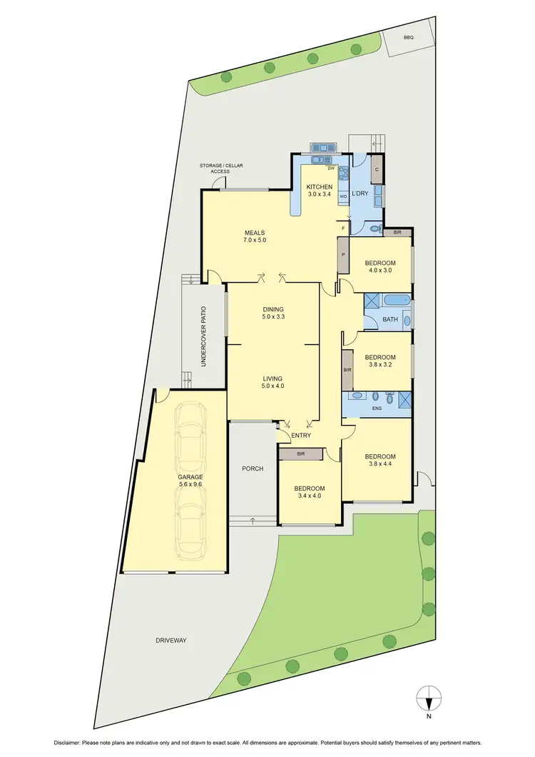 Floorplan of Homely house listing, 34 Birchwood Street, Fawkner VIC 3060
