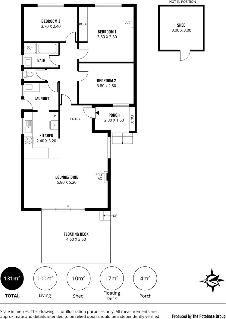 Floorplan of Homely house listing, 34A Felix Crescent, Morphett Vale SA 5162