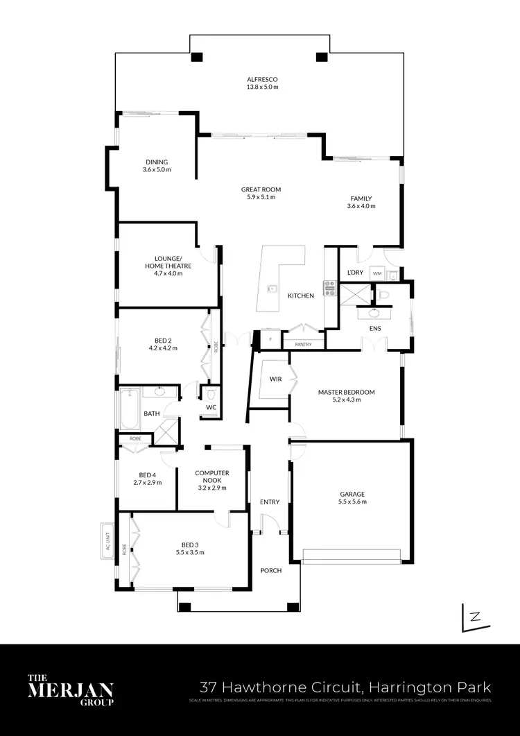 Floorplan of Homely house listing, 37 Hawthorne Circuit, Harrington Park NSW 2567