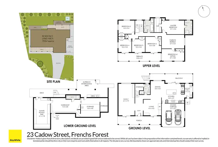 Floorplan of Homely house listing, 23 Cadow Street, Frenchs Forest NSW 2086