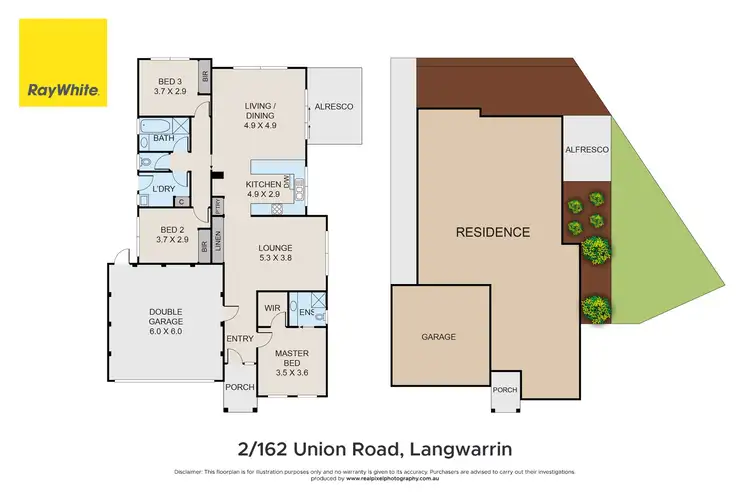 Floorplan of Homely unit listing, 2/162 Union Road, Langwarrin VIC 3910