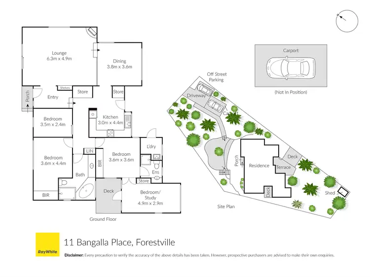 Floorplan of Homely house listing, 11 Bangalla Place, Forestville NSW 2087
