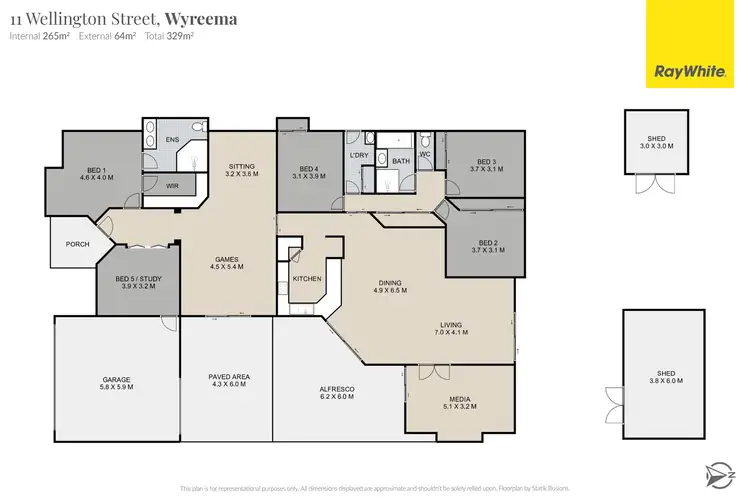 Floorplan of Homely house listing, 11 Wellington Street, Wyreema QLD 4352