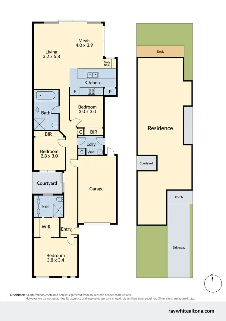 Floorplan of Homely house listing, 16 Lowe Avenue, Altona VIC 3018