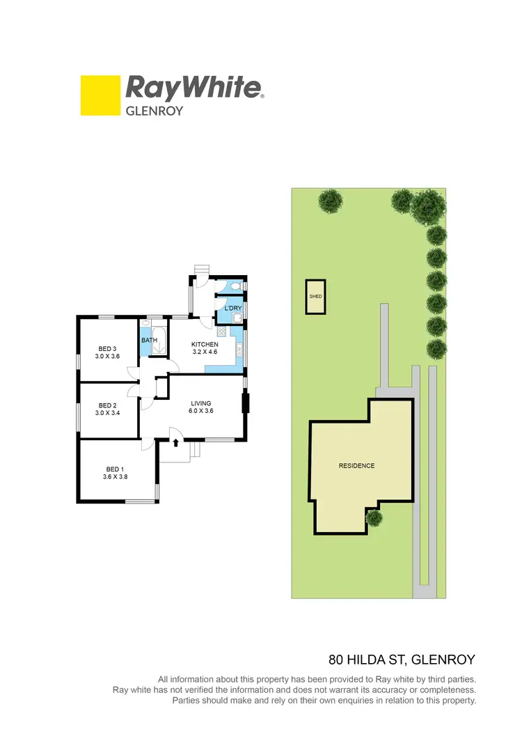 Floorplan of Homely house listing, 80 Hilda Street, Glenroy VIC 3046
