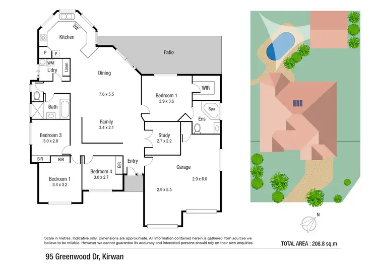 Floorplan of Homely house listing, 95 Greenwood Drive, Kirwan QLD 4817