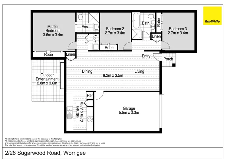 Floorplan of Homely unit listing, 2/28 Sugarwood Road, Worrigee NSW 2540