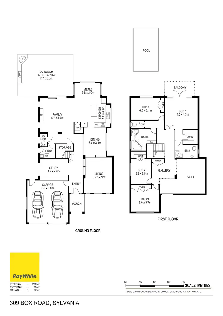 Floorplan of Homely house listing, 309 Box Road, Sylvania NSW 2224