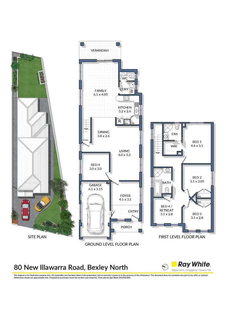 Floorplan of Homely house listing, 80 New Illawarra Road, Bexley North NSW 2207