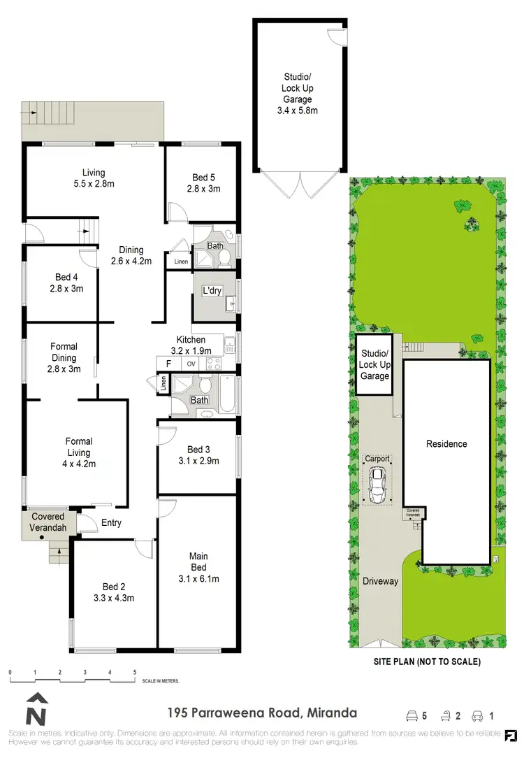 Floorplan of Homely house listing, 195 Parraweena Road, Miranda NSW 2228