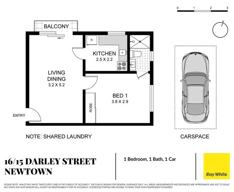 Floorplan of Homely apartment listing, 16/15 Darley Street, Newtown NSW 2042