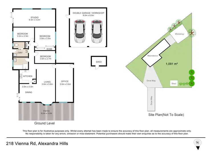 Floorplan of Homely house listing, 218 Vienna Road, Alexandra Hills QLD 4161