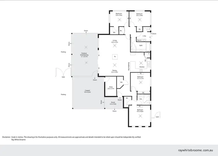 Floorplan of Homely house listing, 11 Shiosaki Brace, Bilingurr WA 6725