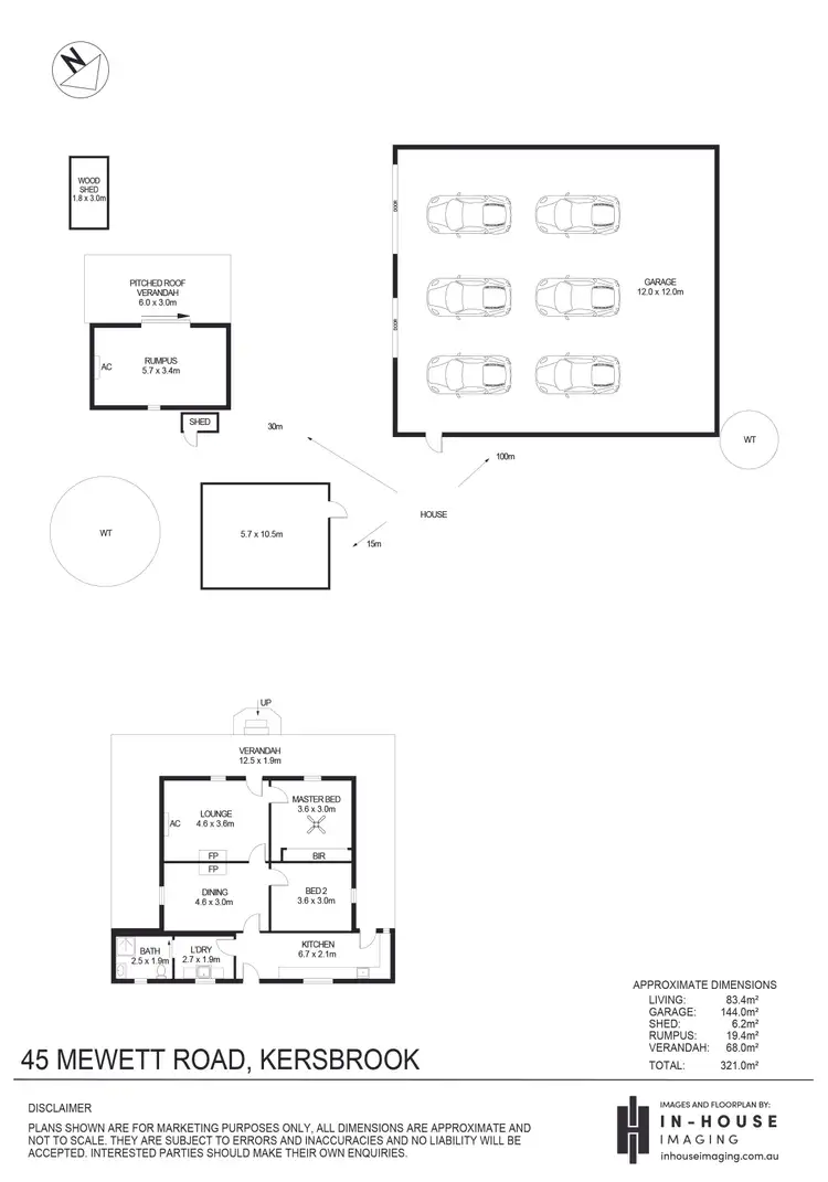 Floorplan of Homely house listing, 45 Mewett Road, Kersbrook SA 5231