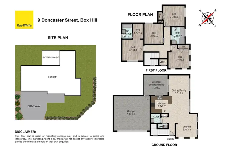 Floorplan of Homely house listing, 9 Doncaster Street, Box Hill NSW 2765