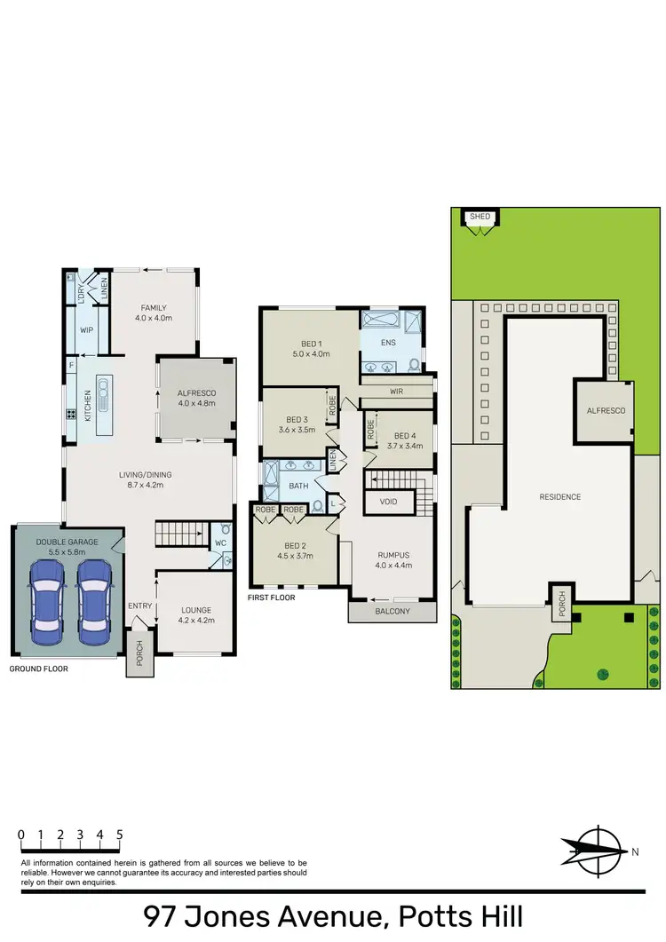 Floorplan of Homely house listing, 97 Jones Avenue, Potts Hill NSW 2143