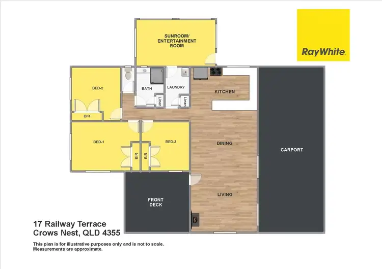 Floorplan of Homely house listing, 17 Railway Terrace, Crows Nest QLD 4355