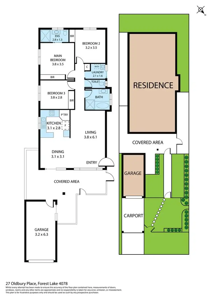 Floorplan of Homely house listing, 27 Oldbury Place, Forest Lake QLD 4078